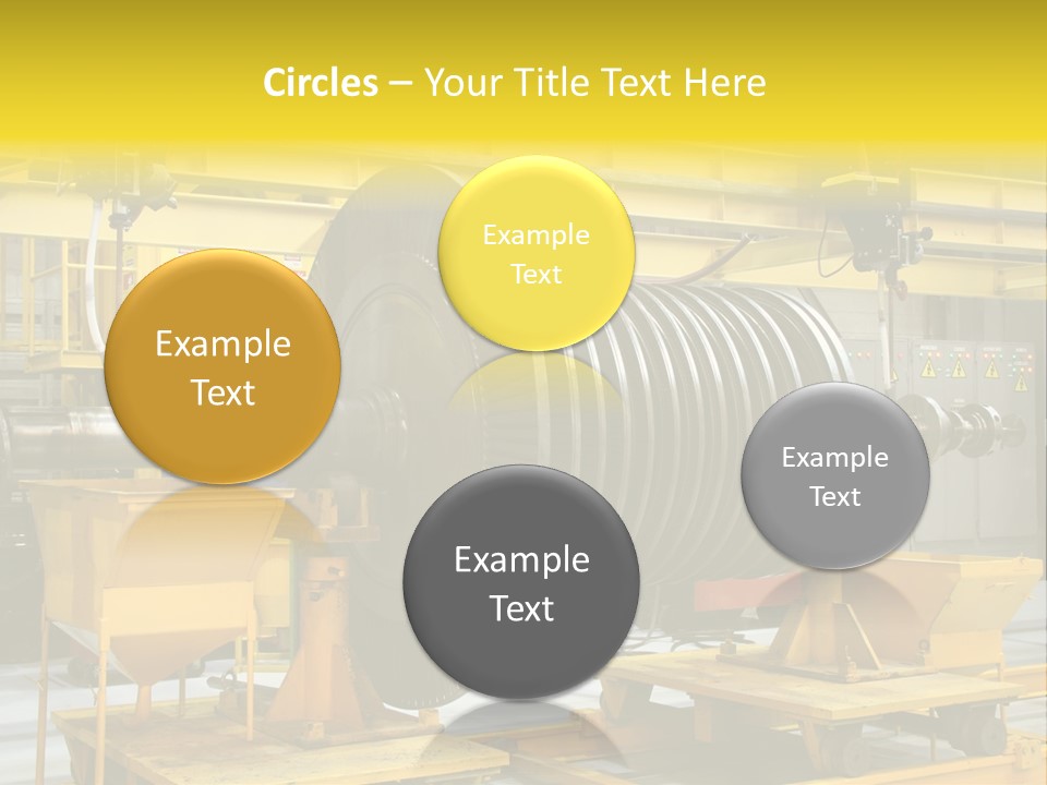 Manufacturing Electricity Technology PowerPoint Template