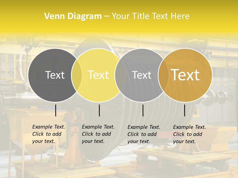 Manufacturing Electricity Technology PowerPoint Template
