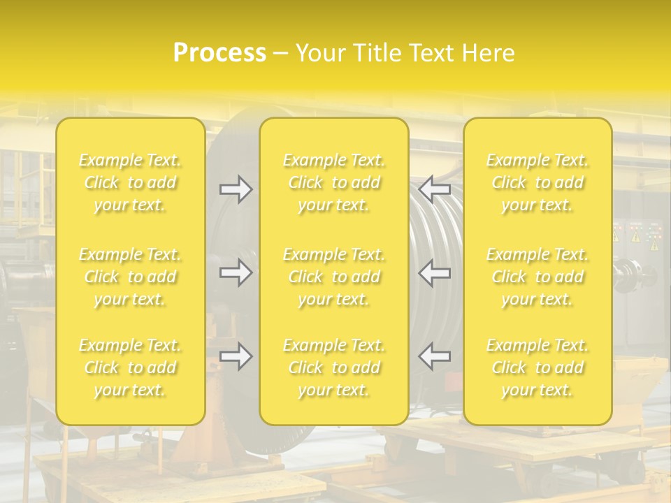 Manufacturing Electricity Technology PowerPoint Template