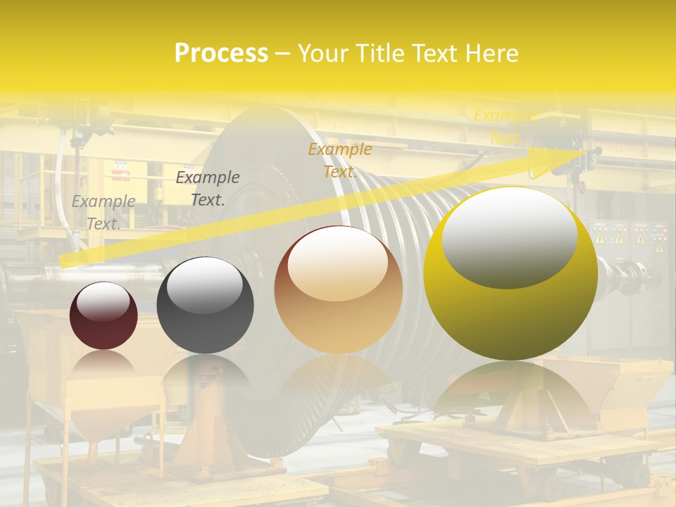 Manufacturing Electricity Technology PowerPoint Template
