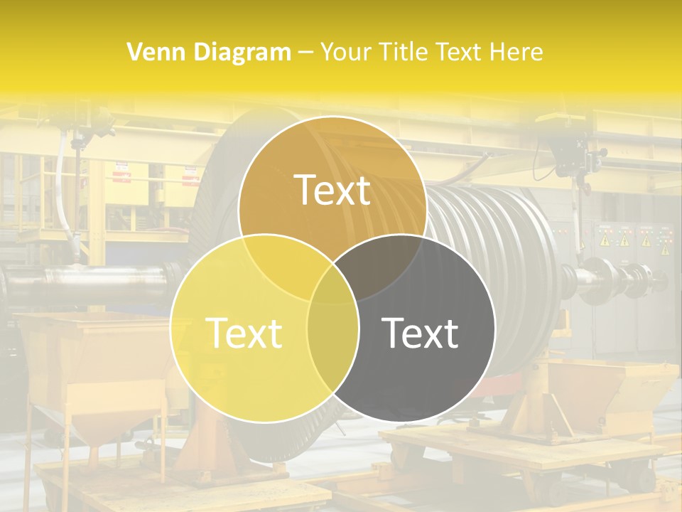 Manufacturing Electricity Technology PowerPoint Template