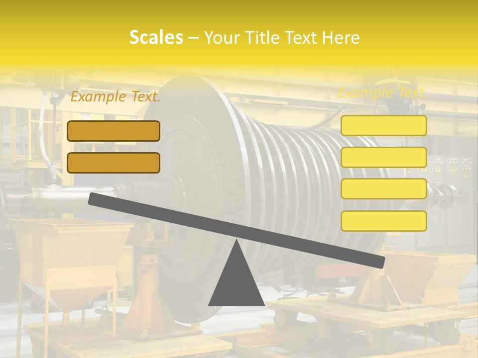 Manufacturing Electricity Technology PowerPoint Template