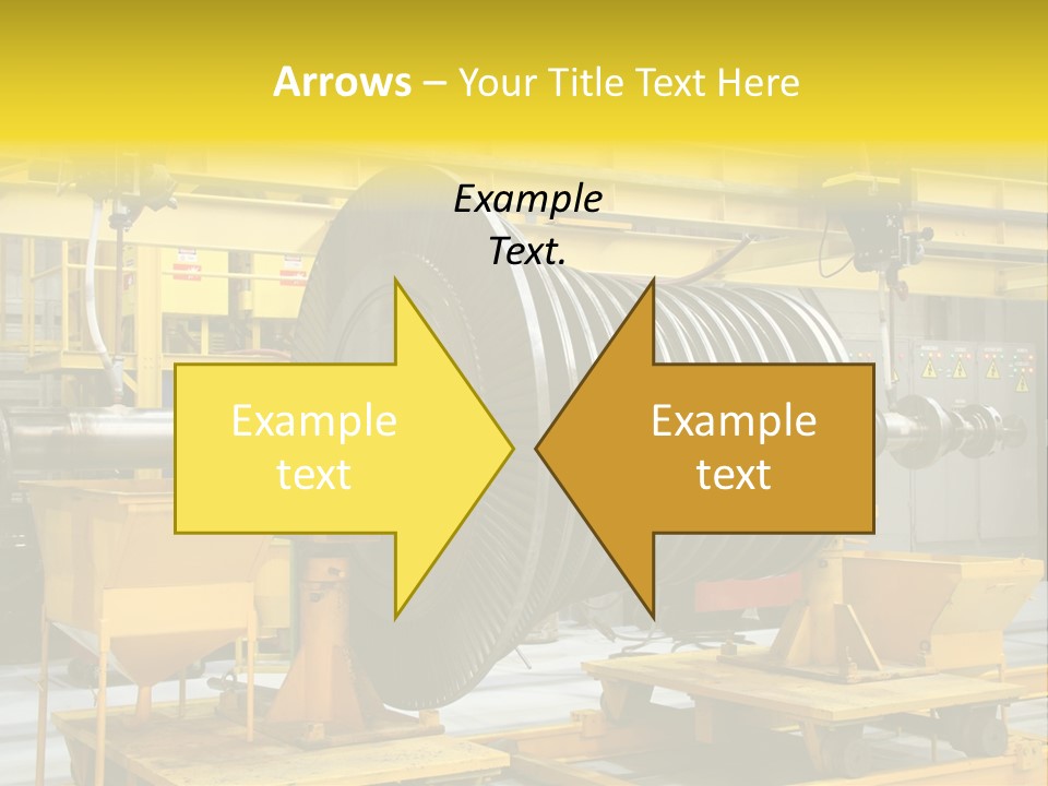 Manufacturing Electricity Technology PowerPoint Template