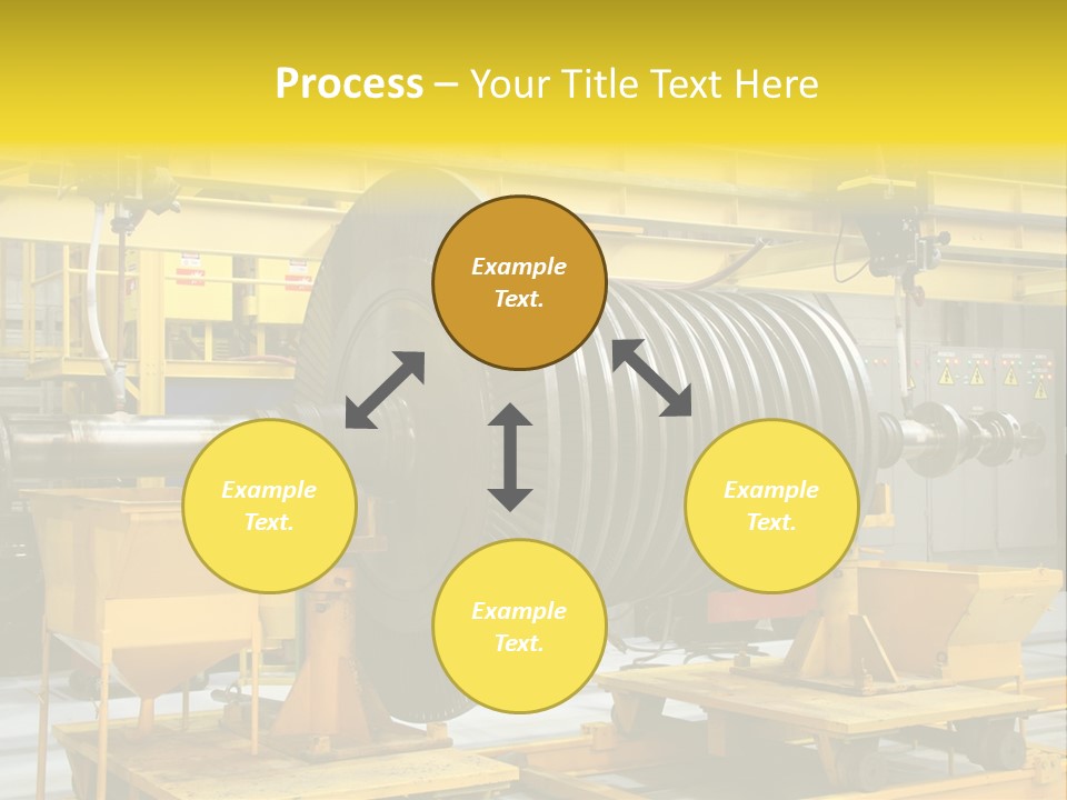 Manufacturing Electricity Technology PowerPoint Template
