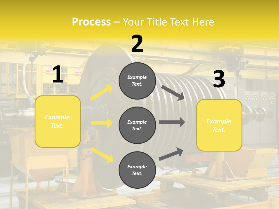 Manufacturing Electricity Technology PowerPoint Template