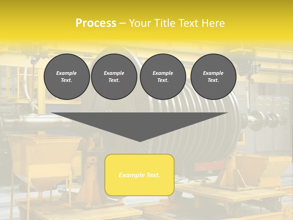 Manufacturing Electricity Technology PowerPoint Template