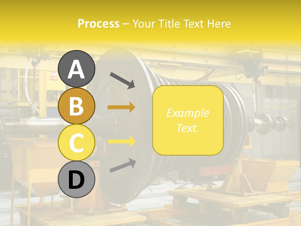Manufacturing Electricity Technology PowerPoint Template