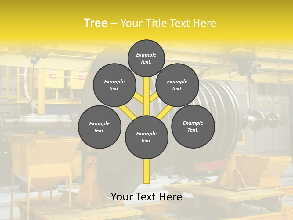 Manufacturing Electricity Technology PowerPoint Template