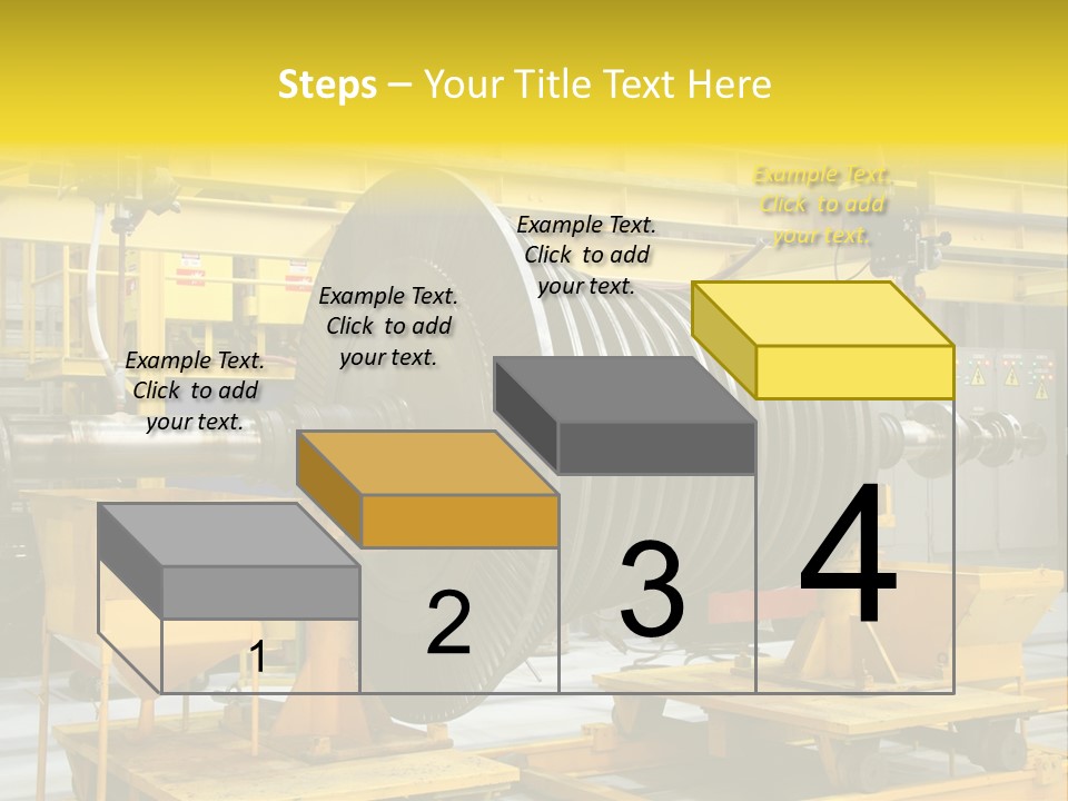Manufacturing Electricity Technology PowerPoint Template
