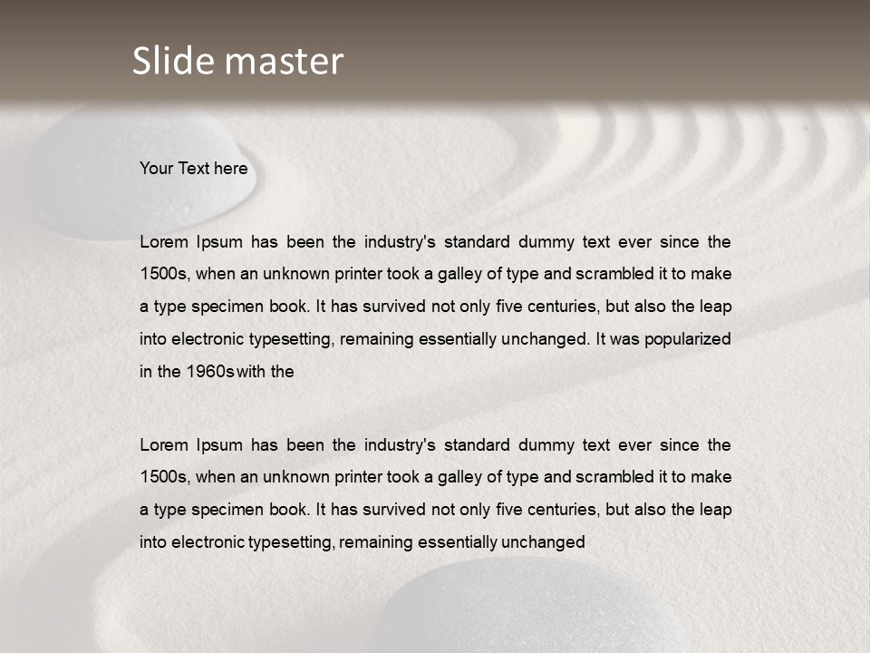 Natural Macro Health PowerPoint Template