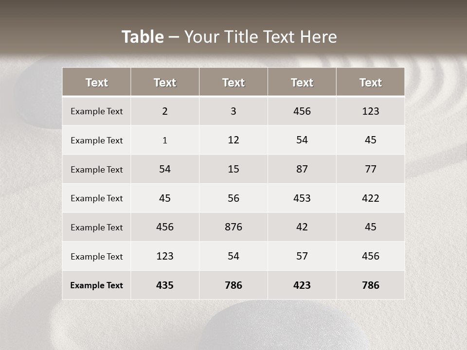 Natural Macro Health PowerPoint Template