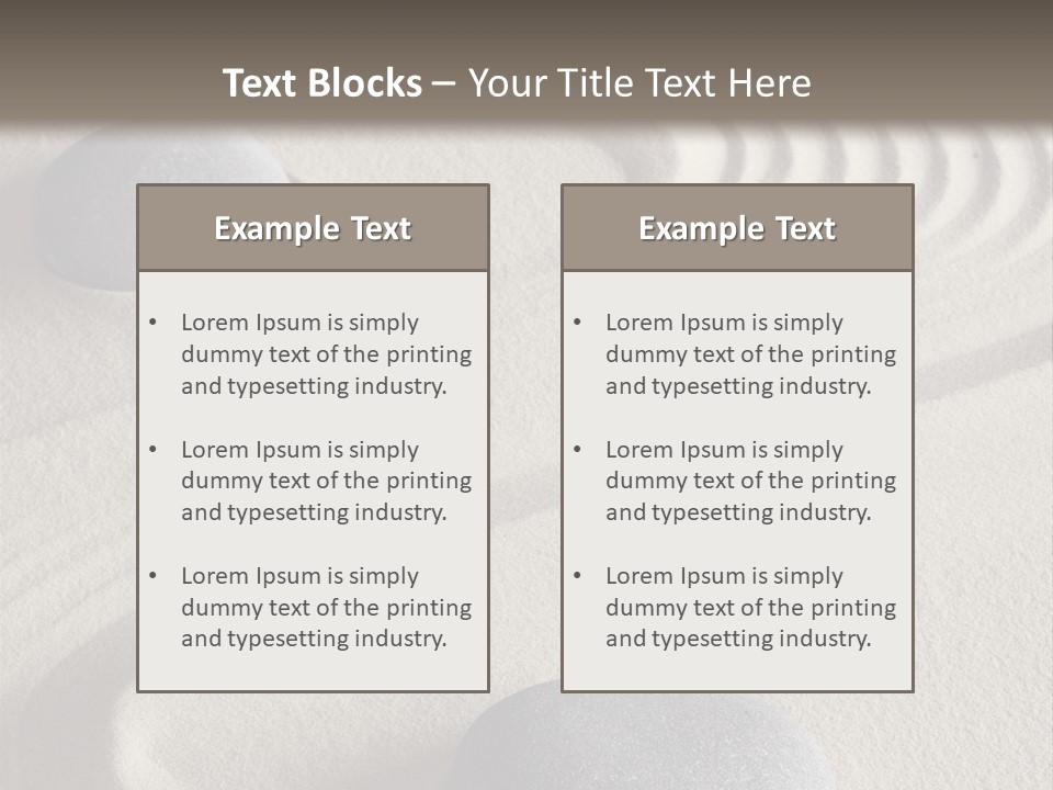 Natural Macro Health PowerPoint Template