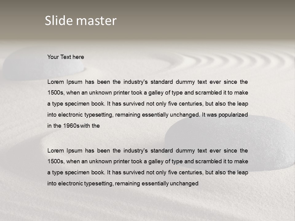 Art Holistic Buddhism PowerPoint Template