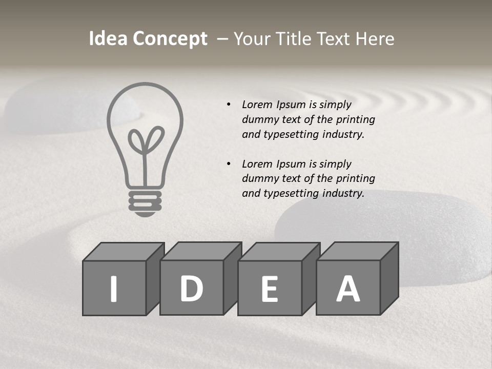 Art Holistic Buddhism PowerPoint Template