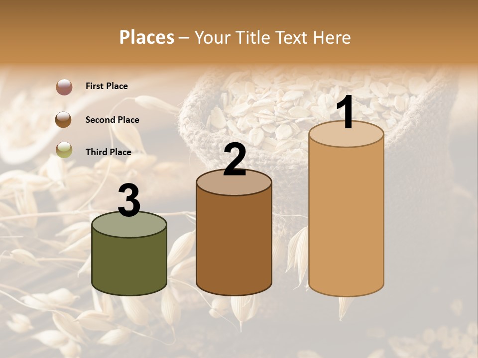 On White Oat Organic PowerPoint Template