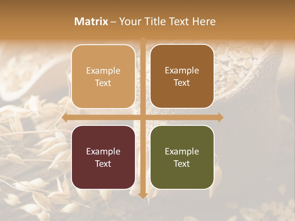 On White Oat Organic PowerPoint Template