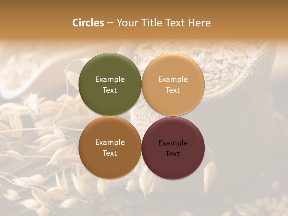 On White Oat Organic PowerPoint Template