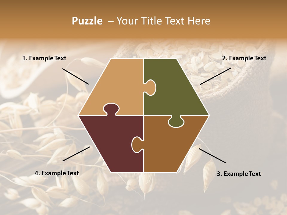 On White Oat Organic PowerPoint Template