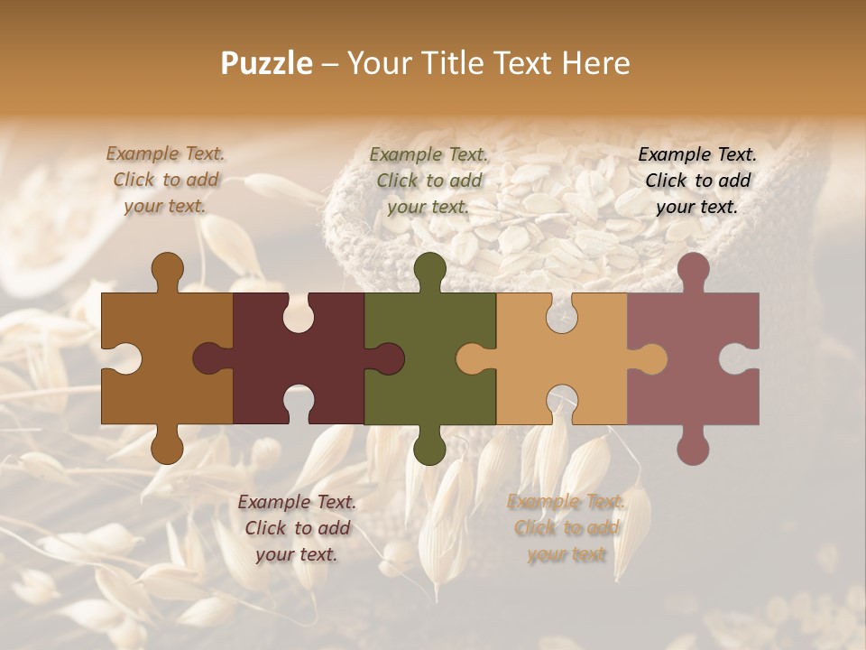 On White Oat Organic PowerPoint Template