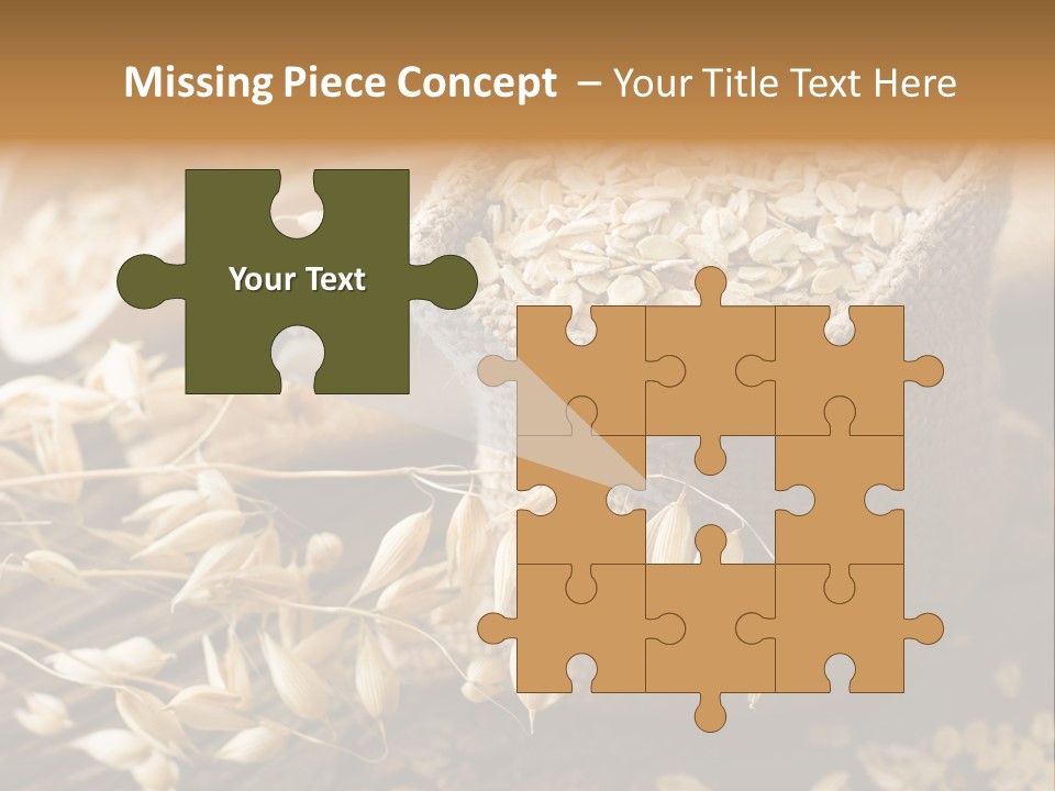 On White Oat Organic PowerPoint Template