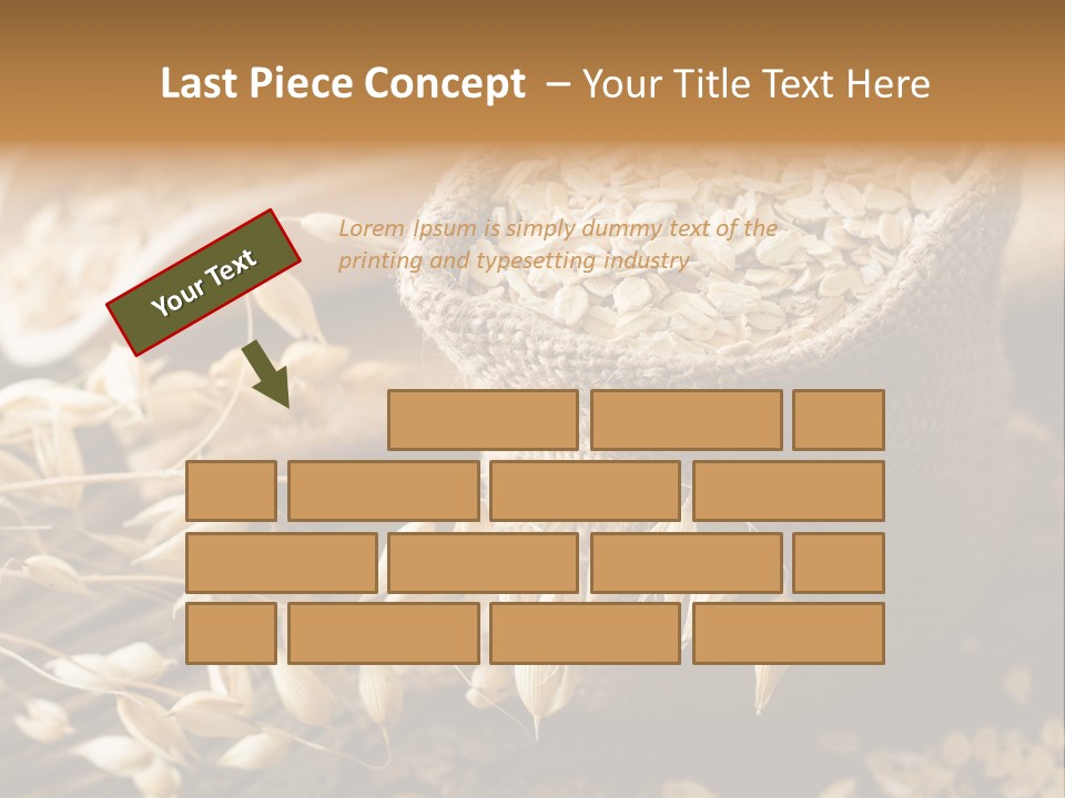 On White Oat Organic PowerPoint Template