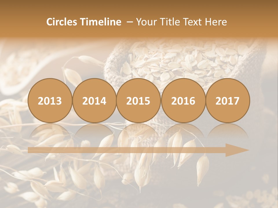 On White Oat Organic PowerPoint Template