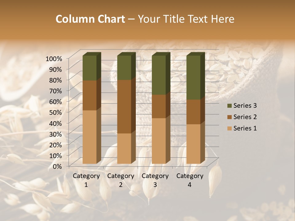 On White Oat Organic PowerPoint Template