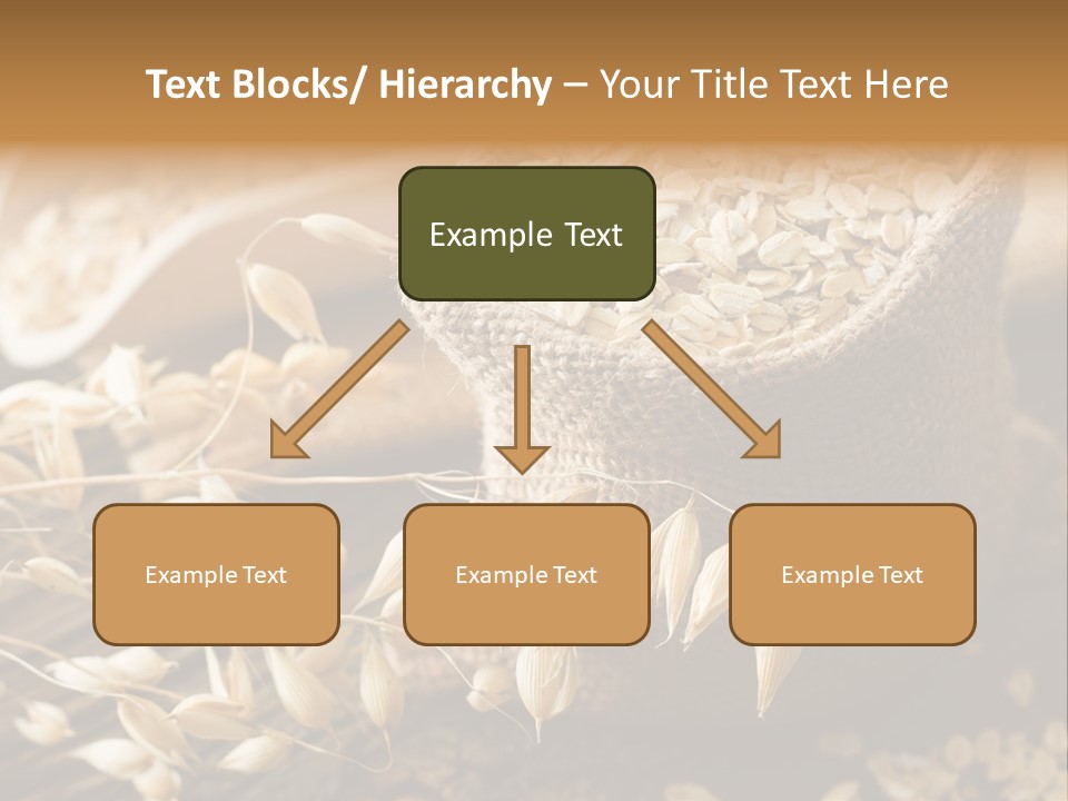 On White Oat Organic PowerPoint Template