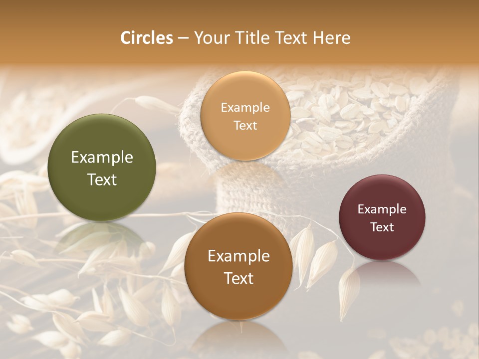 On White Oat Organic PowerPoint Template