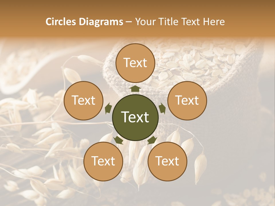 On White Oat Organic PowerPoint Template