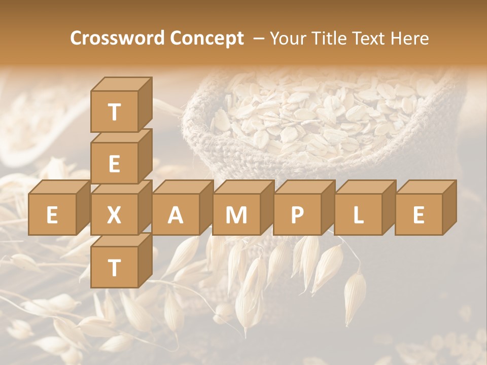 On White Oat Organic PowerPoint Template