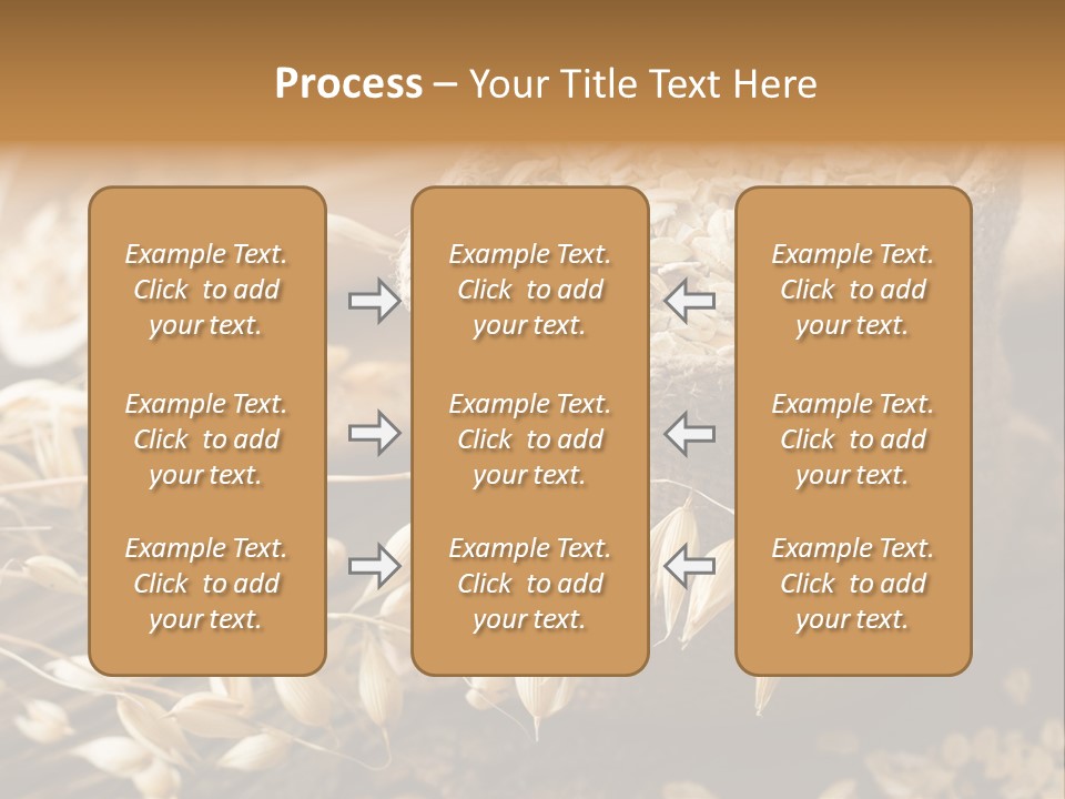 On White Oat Organic PowerPoint Template