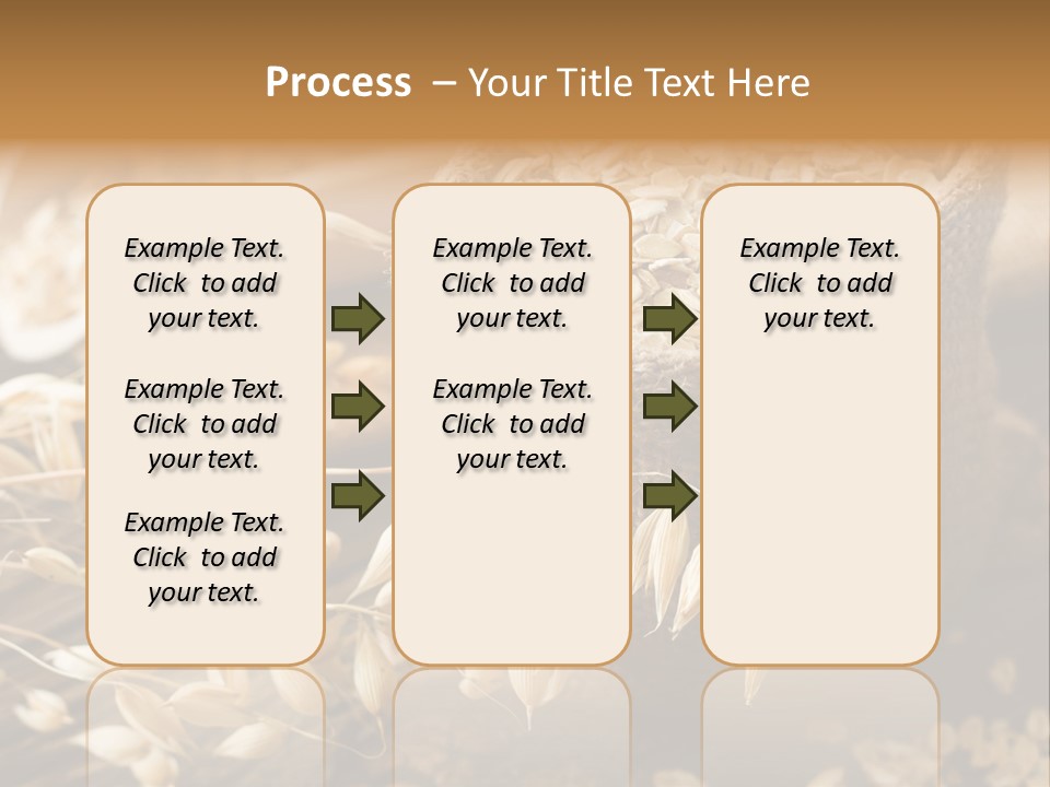 On White Oat Organic PowerPoint Template