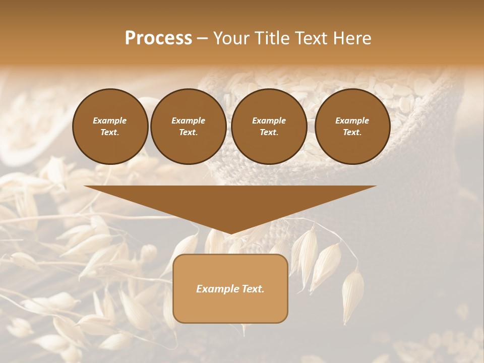 On White Oat Organic PowerPoint Template
