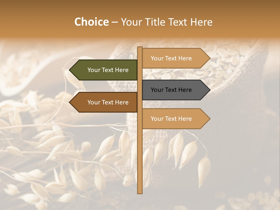 On White Oat Organic PowerPoint Template