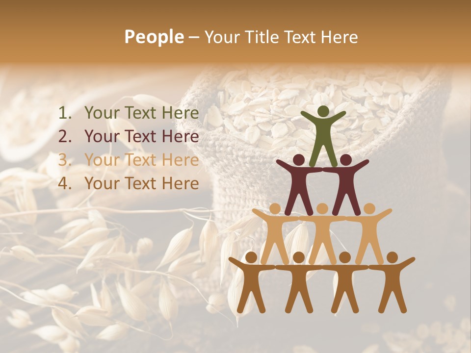 On White Oat Organic PowerPoint Template