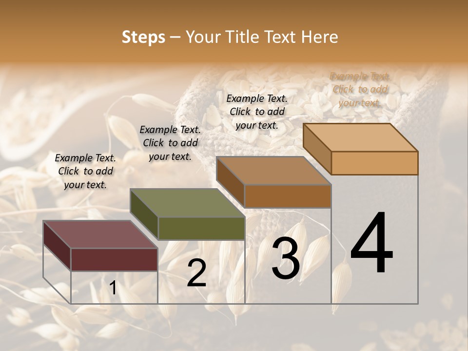 On White Oat Organic PowerPoint Template