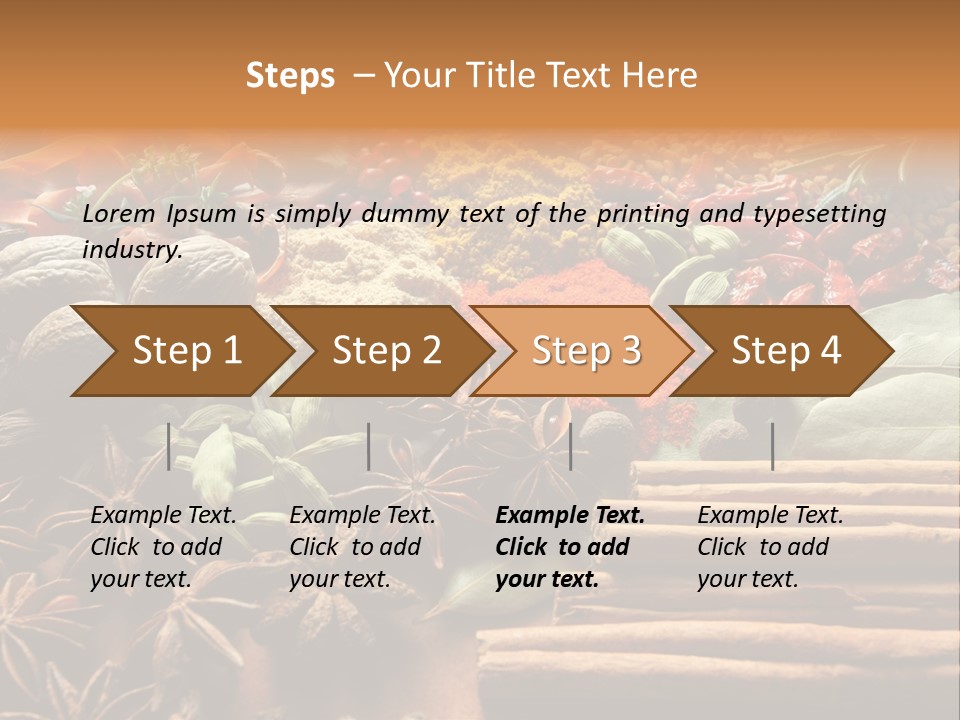 Season Recipe Spice PowerPoint Template