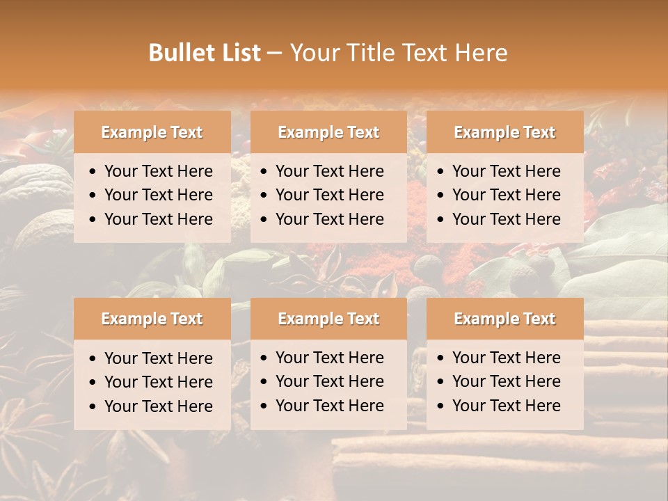 Season Recipe Spice PowerPoint Template