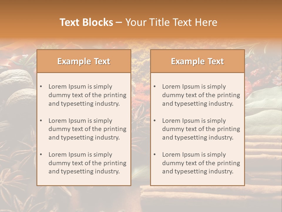 Season Recipe Spice PowerPoint Template
