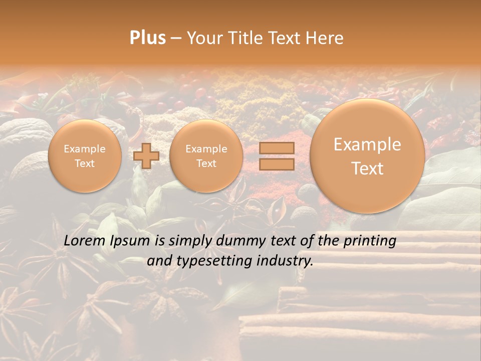 Season Recipe Spice PowerPoint Template