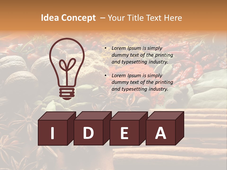 Season Recipe Spice PowerPoint Template