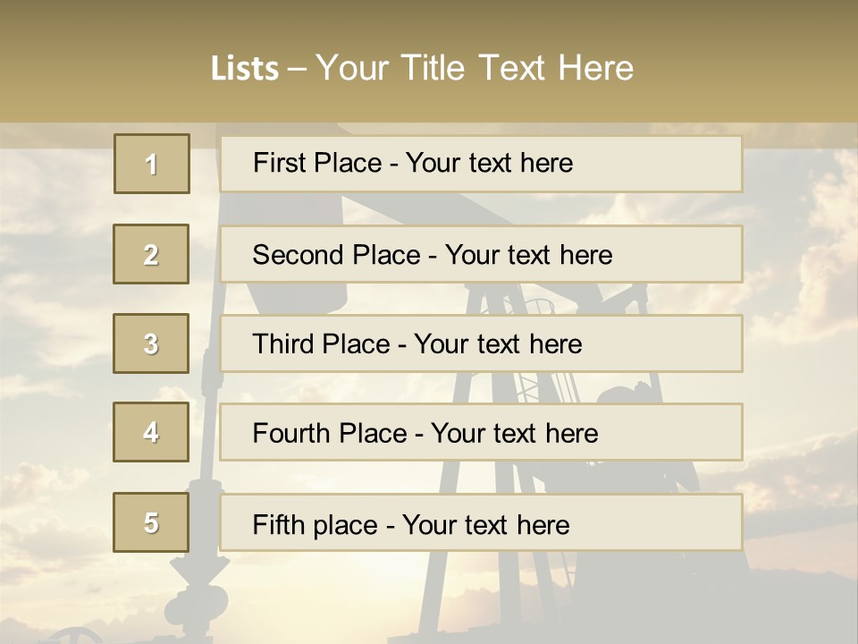 Black Environment Extract PowerPoint Template