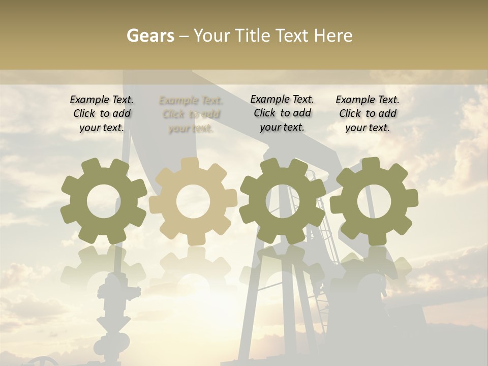 Black Environment Extract PowerPoint Template