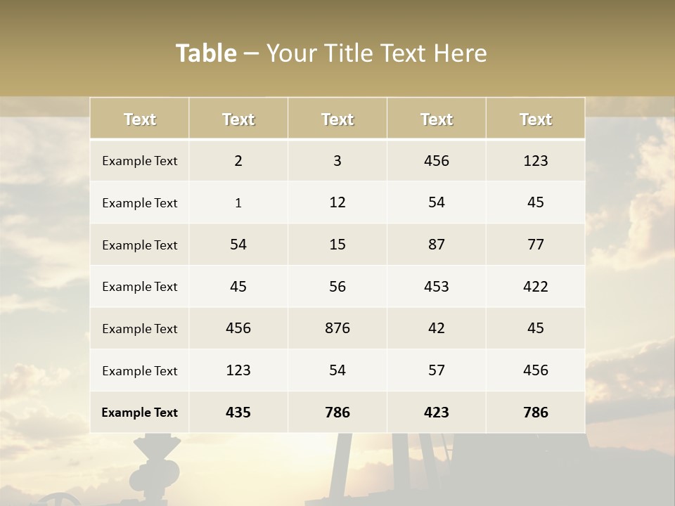 Black Environment Extract PowerPoint Template