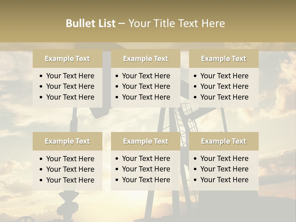 Black Environment Extract PowerPoint Template