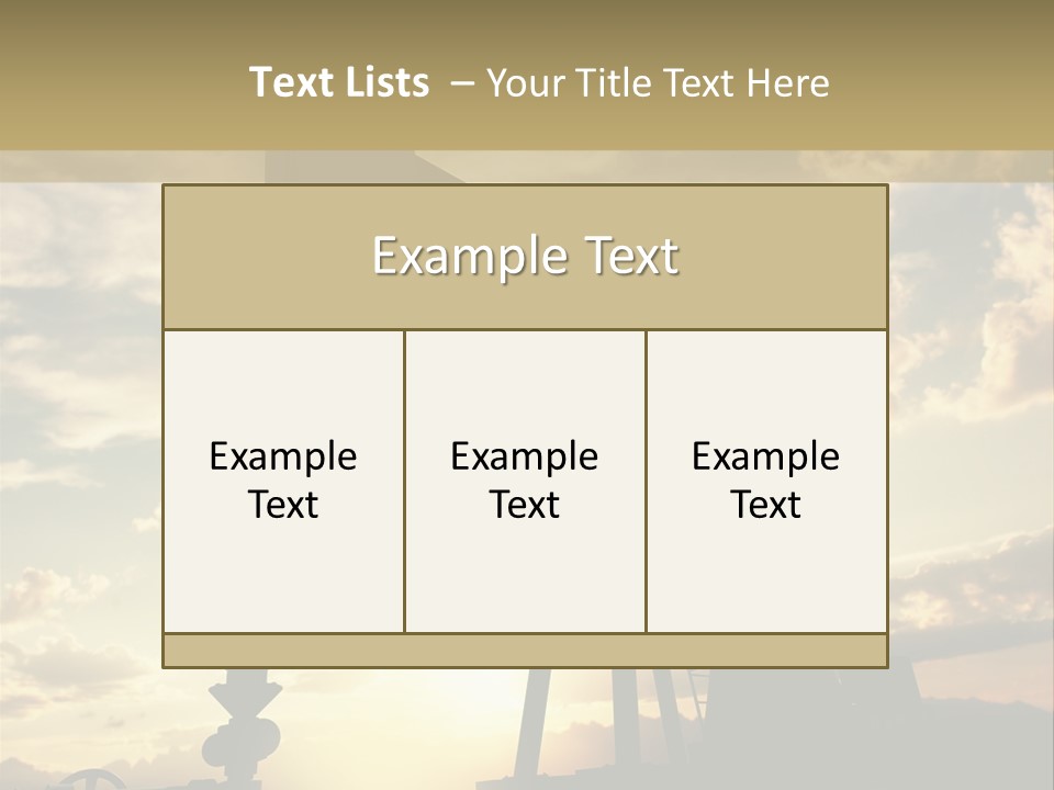 Black Environment Extract PowerPoint Template