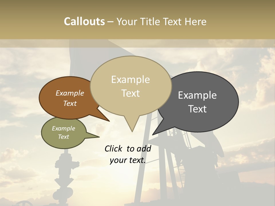 Black Environment Extract PowerPoint Template