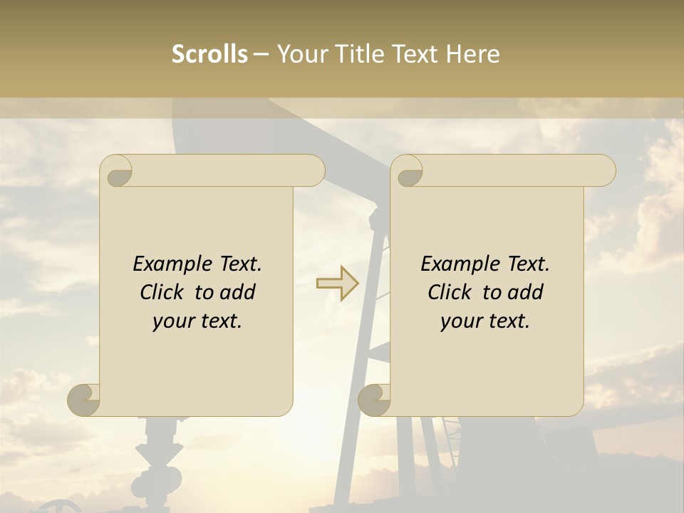 Black Environment Extract PowerPoint Template