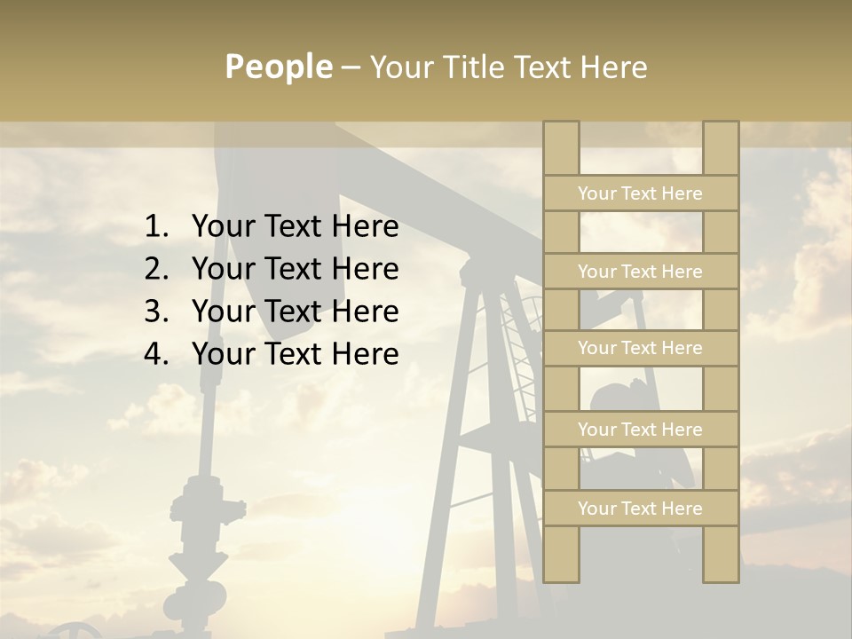 Black Environment Extract PowerPoint Template